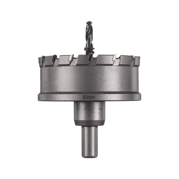 MILWAUKEE TCT hole saw for stainless steel 80 mm 4932479055 - Hole saw (non-detachable cutting edges)