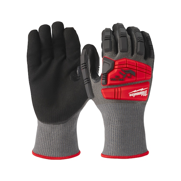 MILWAUKEE Impact-resistant cut protection gloves - 9/L 1 pair 4932479571 - Five-finger gloves