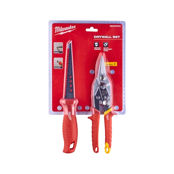 MILWAUKEE Drywall hand tool set 2-piece 4932479784 - Handsaw (with handle)