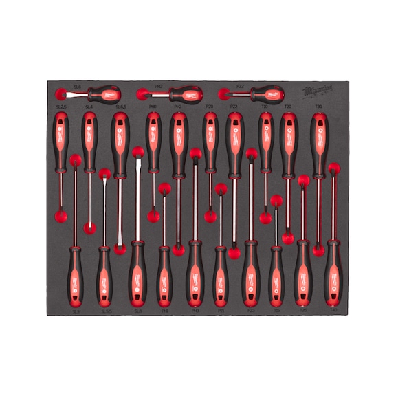 MILWAUKEE screwdriver Tri-Lobe insert 23-piece 4932479830 - Factory equipment, workshop equipment (accessories, unspecified)