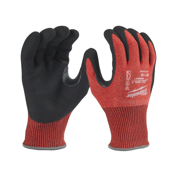 MILWAUKEE cut protection glove 4/D 8/M 1 pair 4932479912 - Five-finger gloves