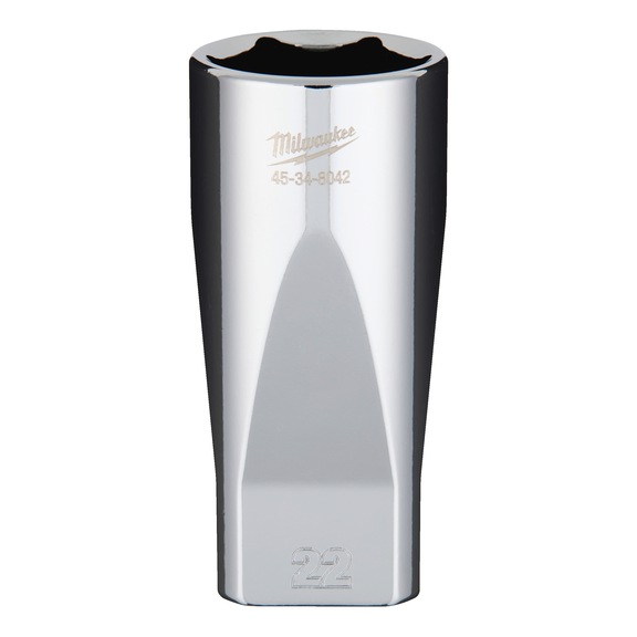 MILWAUKEE Antriebssteckschlüssel 3/8 metrisch 22 mm 4932480003 - Steckschlüssel