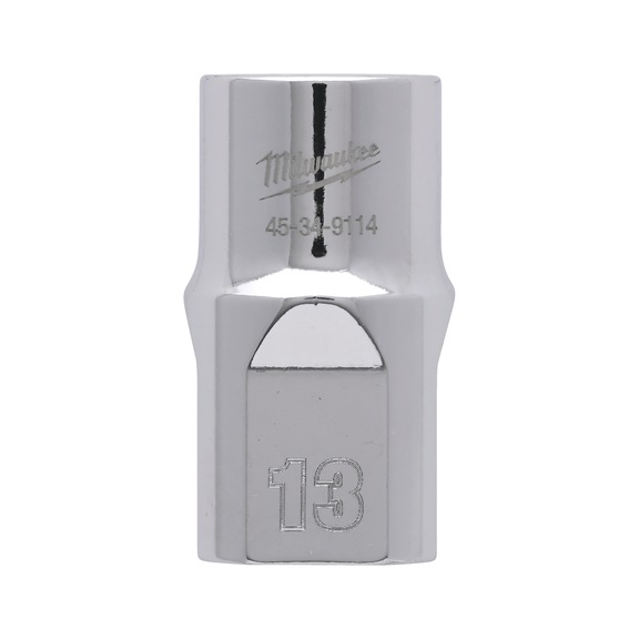MILWAUKEE Socket 1/2 metric 13 mm 4932480011 - Socket spanner