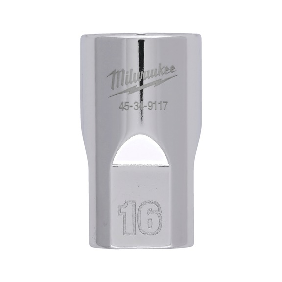 MILWAUKEE Socket 1/2 metric 16 mm 4932480014 - Socket spanner