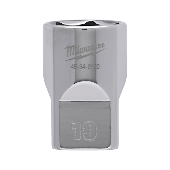 MILWAUKEE Socket 1/2 metric 19 mm 4932480017 - Socket spanner