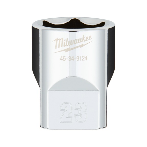 MILWAUKEE Socket 1/2 metric 23 mm 4932480021 - Socket spanner