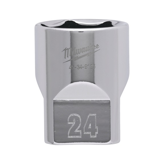 MILWAUKEE Socket 1/2 metric 24 mm 4932480022 - Socket spanner