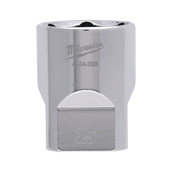 MILWAUKEE Socket 1/2 metric 25 mm 4932480023 - Socket spanner