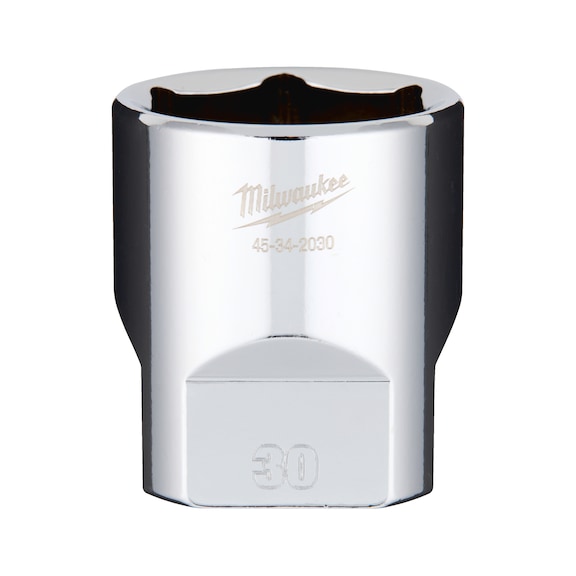 MILWAUKEE Socket 1/2 metric 30 mm 4932480027 - Socket spanner