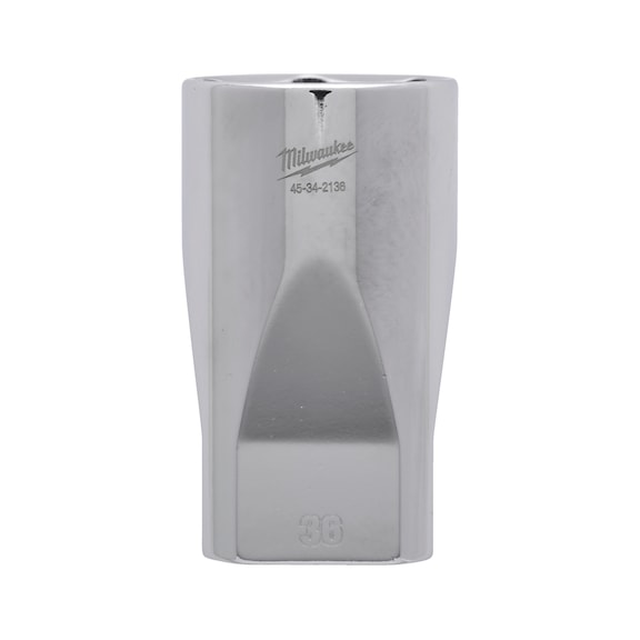 MILWAUKEE Drive socket spanner 1/2 metric 36 mm 4932480048 - Socket spanner