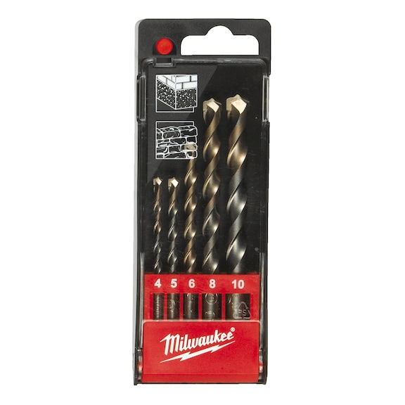 MILWAUKEE Concrete drill cassette 5-piece 4932480157 - Drill for mineral material (not specified)