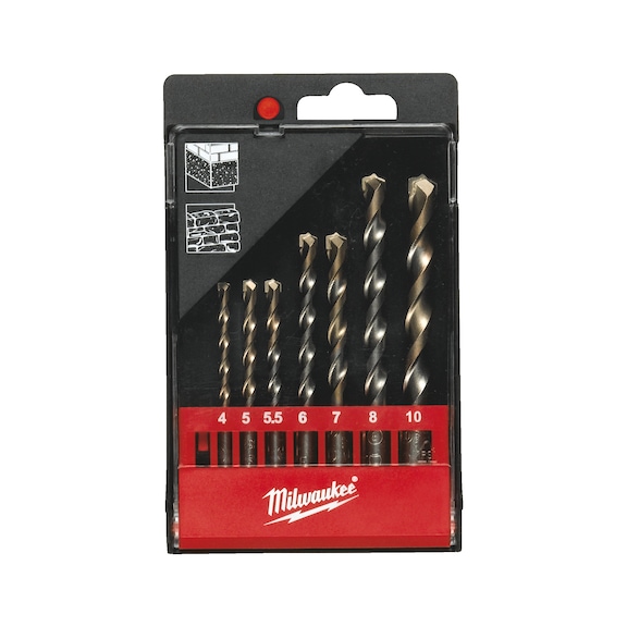 MILWAUKEE Betonbohrerkassette 8-teilig 4932480158 - Bohrer für mineralisches Material (nicht spezifiziert)