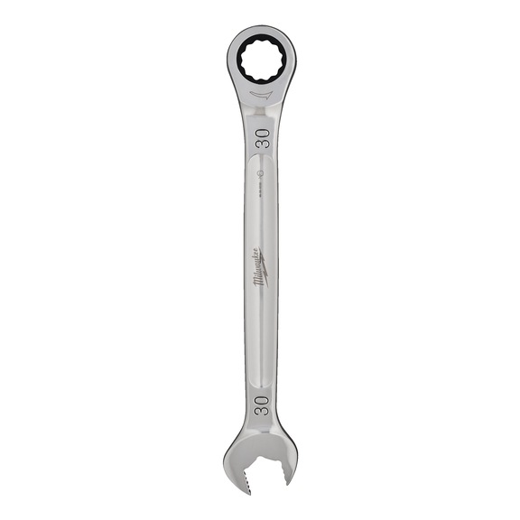 MILWAUKEE Ratchet ring spanner Metric Spanner - 30 mm 4932480214 - Combination spanner