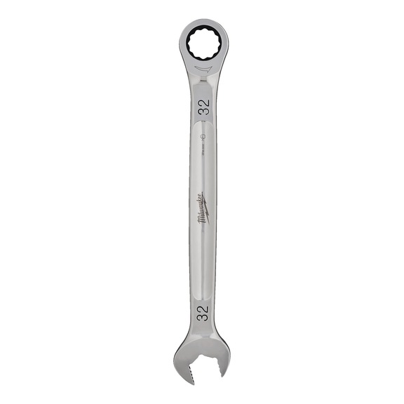MILWAUKEE Ratchet ring spanner Metric Spanner - 32 mm 4932480215 - Combination spanner