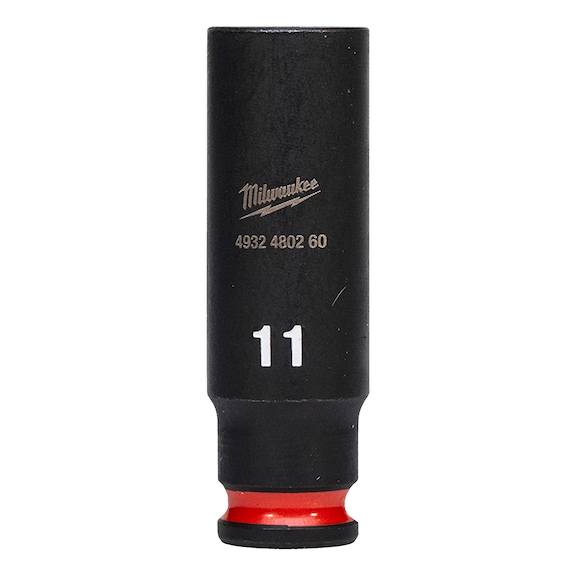 MILWAUKEE Impact socket Shockwave 1/4 inch 11x50 mm 4932480260 - Power screwdriver bit (hexagonal)