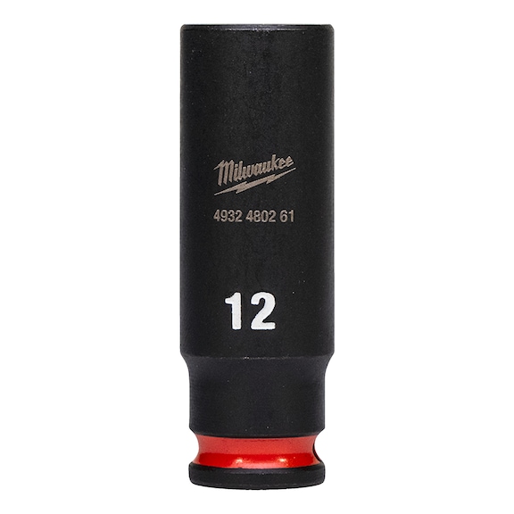 MILWAUKEE Impact socket Shockwave 1/4 inch 12x50 mm 4932480261 - Power screwdriver bit (hexagonal)