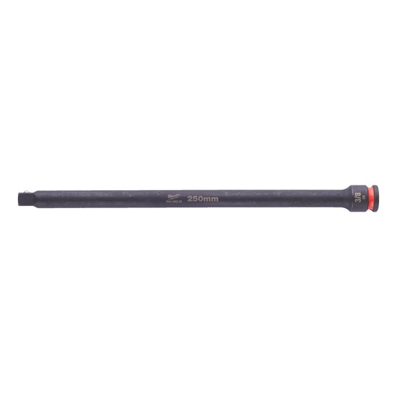 MILWAUKEE Extension for impact socket 3/8 inch 250 mm 4932480298 - Extension piece for socket spanner sockets