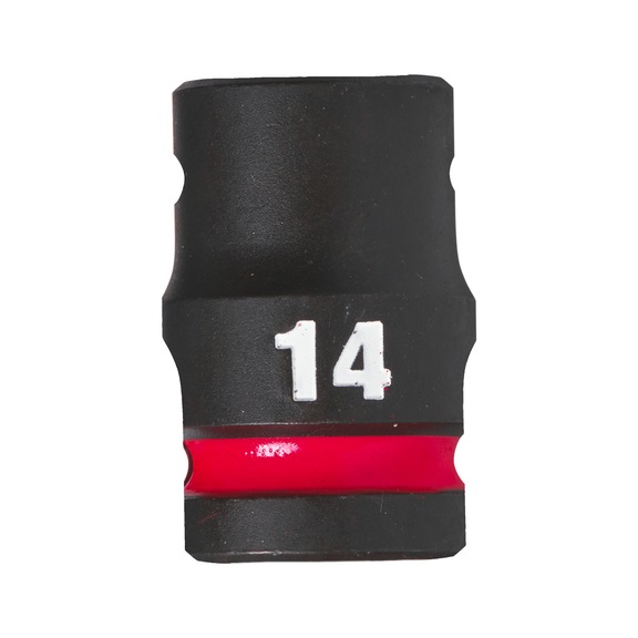 MILWAUKEE Impact socket Shockwave 1/2 inch 14x38 mm 4932480308 - Power screwdriver bit (hexagonal)
