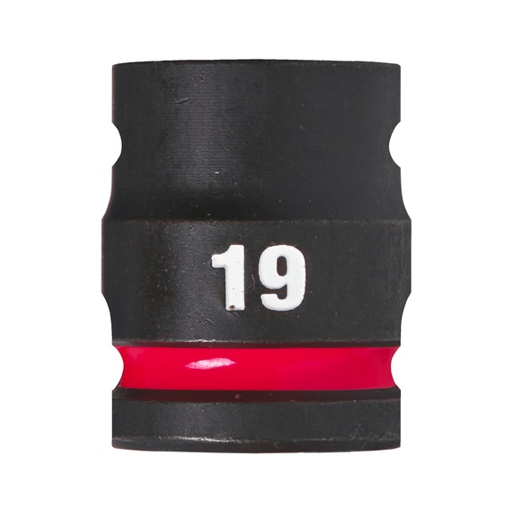 MILWAUKEE Impact socket Shockwave 1/2 inch 19x38 mm 4932480313 - Power screwdriver bit (hexagonal)