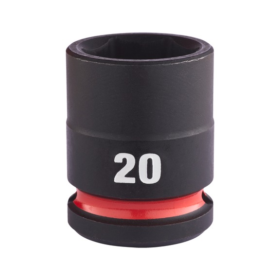 MILWAUKEE Impact socket Shockwave 1/2 inch 20x38 mm 4932480314 - Power screwdriver bit (hexagonal)