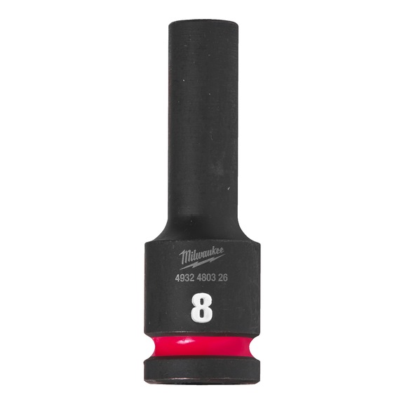 MILWAUKEE Impact socket Shockwave 1/2 inch 8x78 mm 4932480326 - Power screwdriver bit (hexagonal)