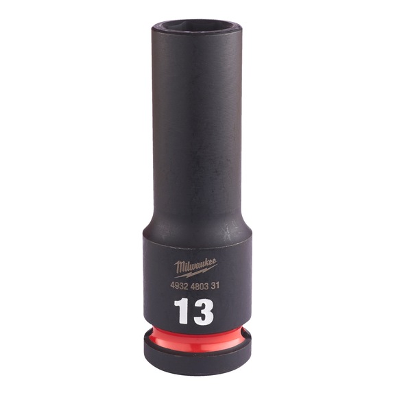 MILWAUKEE Impact socket Shockwave 1/2 inch 13x78 mm 4932480331 - Power screwdriver bit (hexagonal)