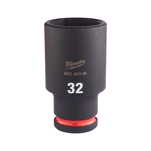 MILWAUKEE Impact socket Shockwave 1/2 inch 32x78 mm 4932480349 - Power screwdriver bit (hexagonal)