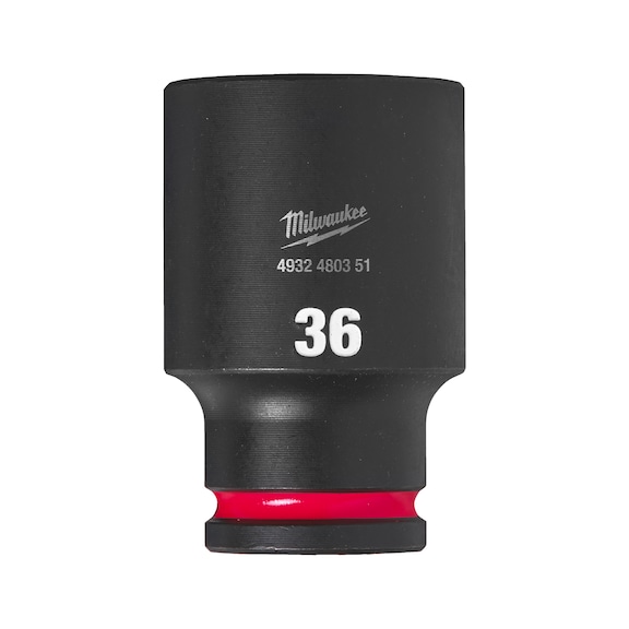 MILWAUKEE Impact socket Shockwave 1/2 inch 36x78 mm 4932480351 - Power screwdriver bit (hexagonal)