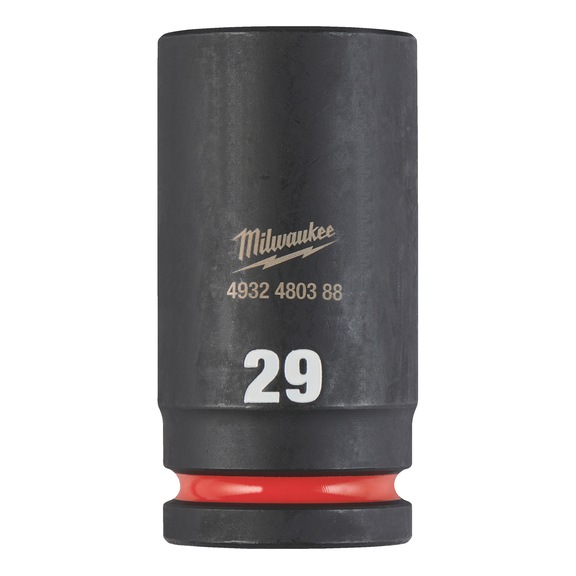 MILWAUKEE Impact socket Shockwave 3/4 inch long 29x90 mm 4932480388 - Power screwdriver bit (hexagonal)