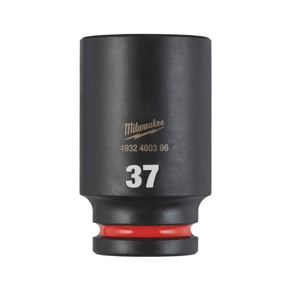 MILWAUKEE Impact socket Shockwave 3/4 inch long 37x90 mm 4932480396 - Power screwdriver bit (hexagonal)