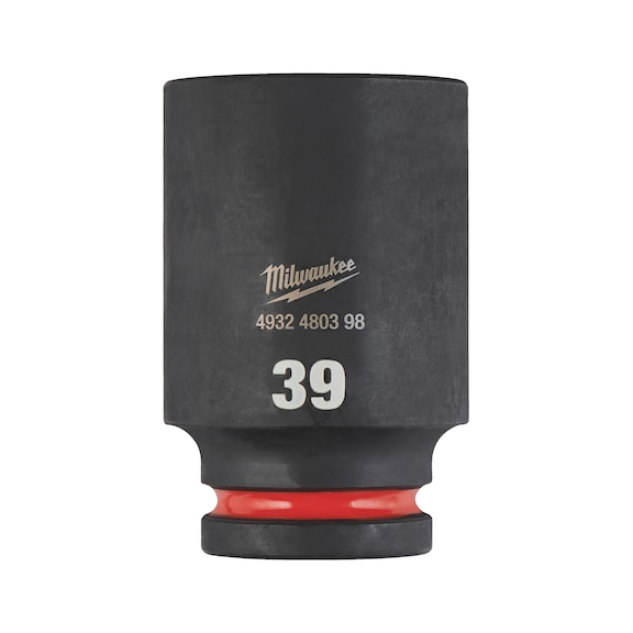 MILWAUKEE Impact socket Shockwave 3/4 inch long 39x90 mm 4932480398 - Power screwdriver bit (hexagonal)