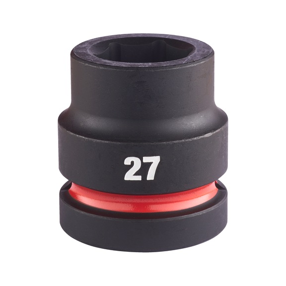 MILWAUKEE Impact socket Shockwave 1 inch short 27X58 mm 4932480408 - Power screwdriver bit (hexagonal)