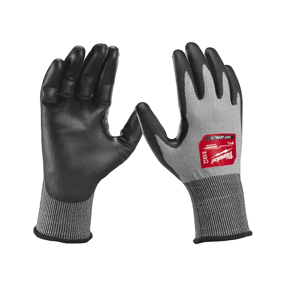 MILWAUKEE cut protection gloves HI-Dex 3/C 9/L 1 pair 4932480498 - Five-finger gloves