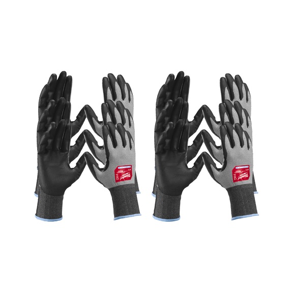 MILWAUKEE Schnittschutzhandschuhe HI-Dex 2/B 8/M 12 Paar 4932480507 - Fünffingerhandschuhe