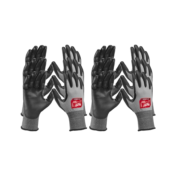 MILWAUKEE cut protection gloves HI-Dex 3/C 11/XXL 12 pairs 4932480515 - Five-finger gloves