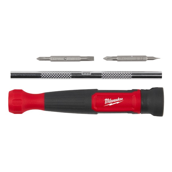 MILWAUKEE fine screwdriver 4-in-1 PH/SL 4932480584 - Slotted screwdriver