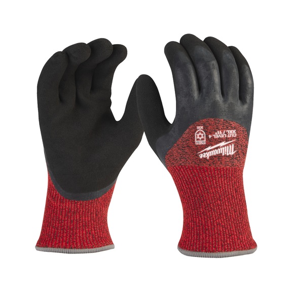 MILWAUKEE Kälte-Schnittschutzhandschuhe 4/D 7/S 1 Paar 4932480611 - Wärme-/Kälte-Schutzhandschuh