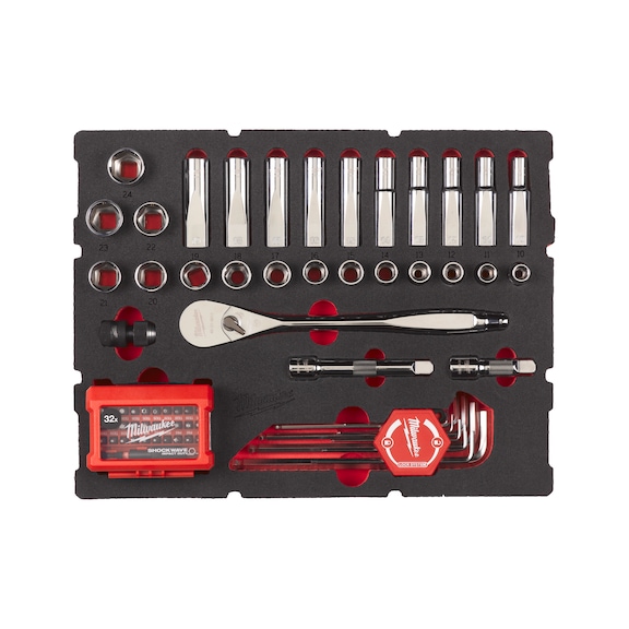 MILWAUKEE Ratchet and spanner insert 70-piece 4932480716 - Factory equipment, workshop equipment (accessories, unspecified)