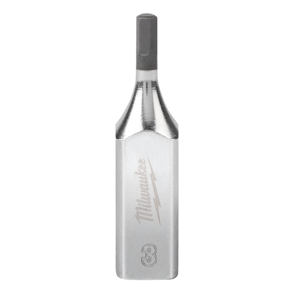 MILWAUKEE Bit-Steckschlüsseleinsatz 1/4 Zoll Größe 3 mm 4932480825 - Steckschlüsseleinsatz (6kant)