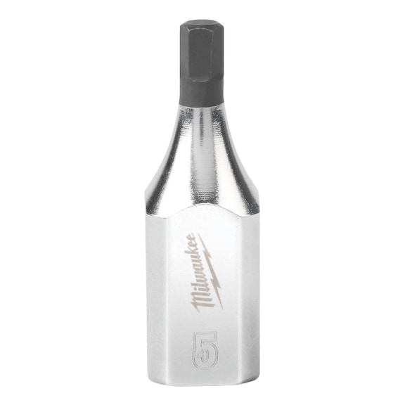 MILWAUKEE bit socket 1/4 inch size 5 mm 4932480832 - Socket spanner insert (hexagon)