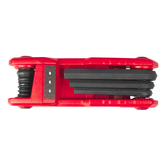 MILWAUKEE Hinged Allen key metric 8-piece 4932480978 - Allen key set