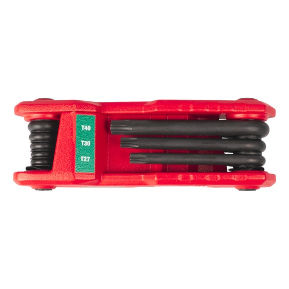 MILWAUKEE Folding Allen key Torx 8-piece 4932480979 - Allen key set