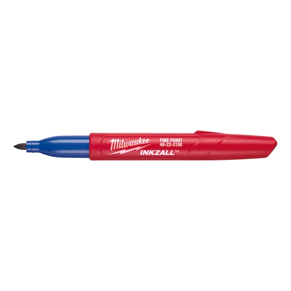 MILWAUKEE Permanent Marker fein blau Inkzall 4932492126 - Permanentmarker
