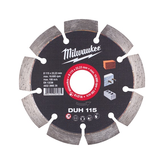 MILWAUKEE Diamond cutting disc DUH 400 mm 4932492146 - Abrasive cutting disc