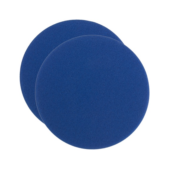 MILWAUKEE polishing sponge blue 140/20 mm 2 pieces 4932492312 - Polishing sponge disc
