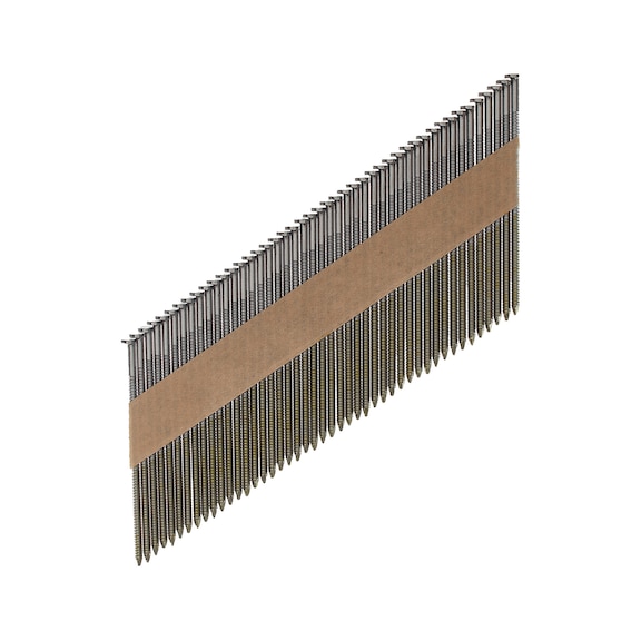 MILWAUKEE D-head nails 34 degrees 90 mm GS SC1 2,200 pieces 4932492598 - Upset head nail