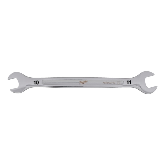 MILWAUKEE Double open-end spanner 10x11 mm 4932492719 - Double open-end spanner