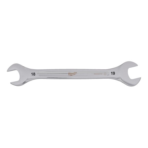 MILWAUKEE Double open-end spanner 18x19 mm 4932492727 - Double open-end spanner