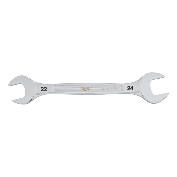 MILWAUKEE double open-end spanner 22 x 24 mm 4932492730 - Double open-end spanner