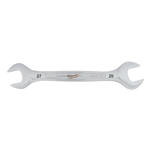 MILWAUKEE double open-end spanner 27 x 29 mm 4932492733 - Double open-end spanner